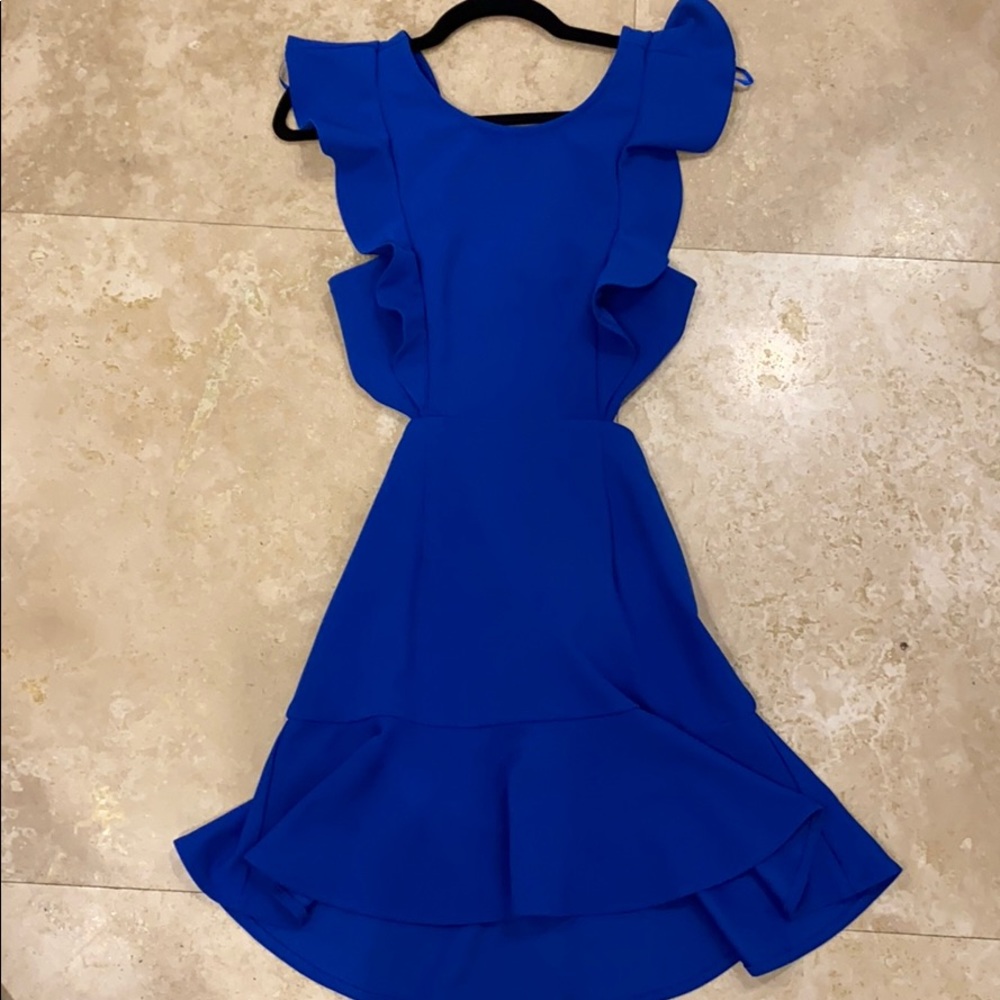 Cobalt Cut Out Dress NWT